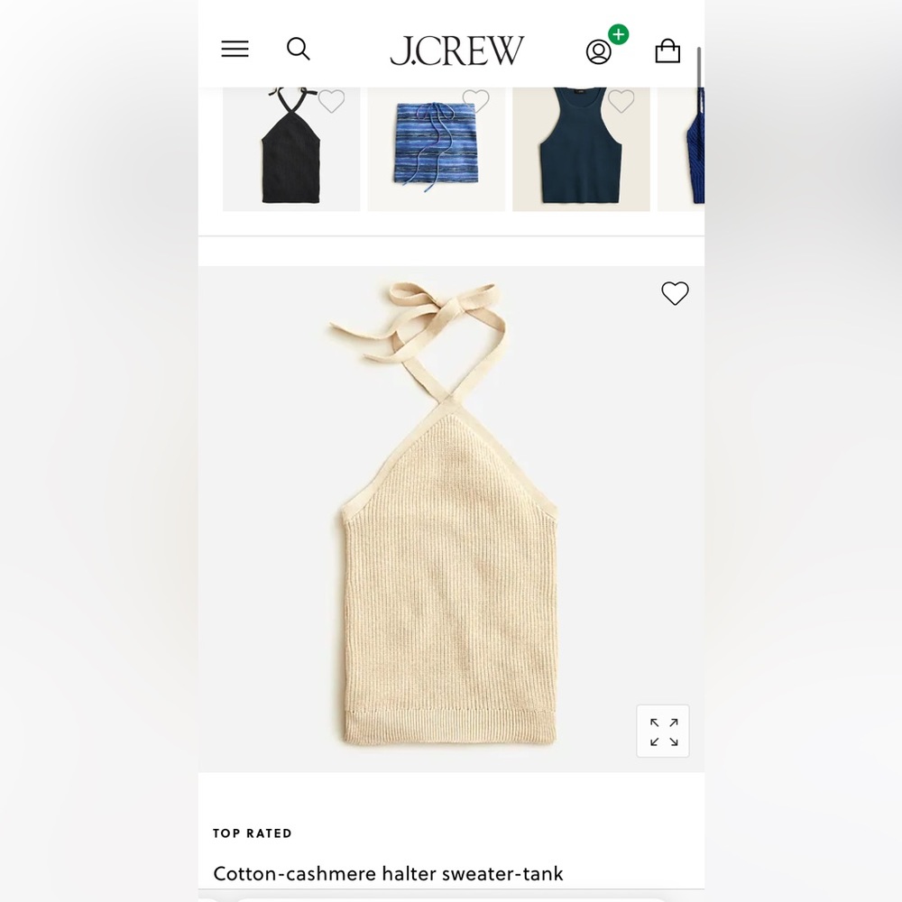 NWT J.Crew Sweater Tank